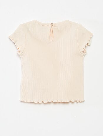 Conjunto t-shirt + leggings caneladas 'Minnie' - 2 pessoas