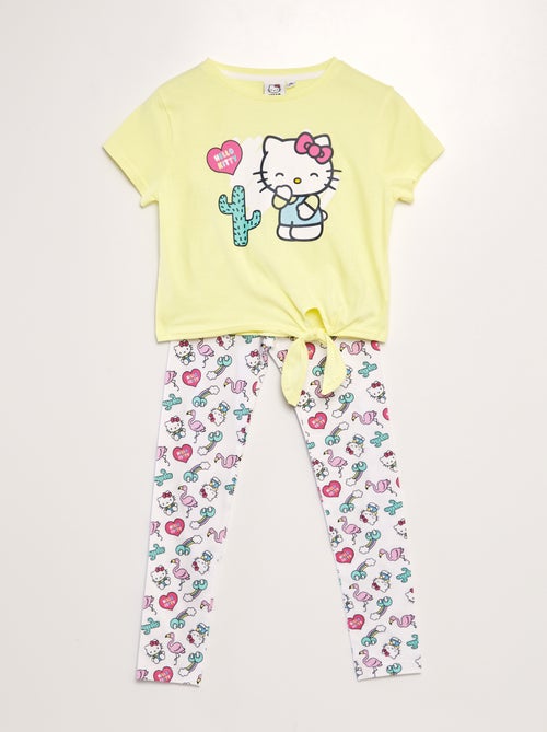 Conjunto t-shirt + leggings 'Hello Kitty' - Kiabi