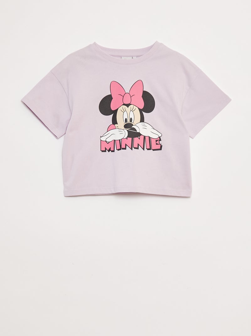 Conjunto t-shirt + leggings 'Minnie' 'Disney' Violeta - Kiabi