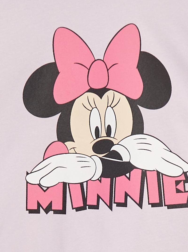 Conjunto t-shirt + leggings 'Minnie' 'Disney' Violeta - Kiabi