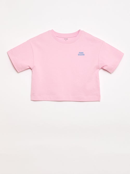 Conjunto T-shirt + Short - 2 peças - Kiabi