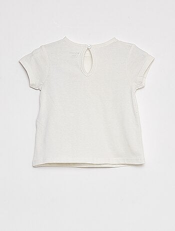 Conjunto t-shirt + vestido + bandolete - 3 peças