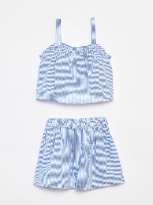 Conjunto top + calções - 2 peças - Kiabi