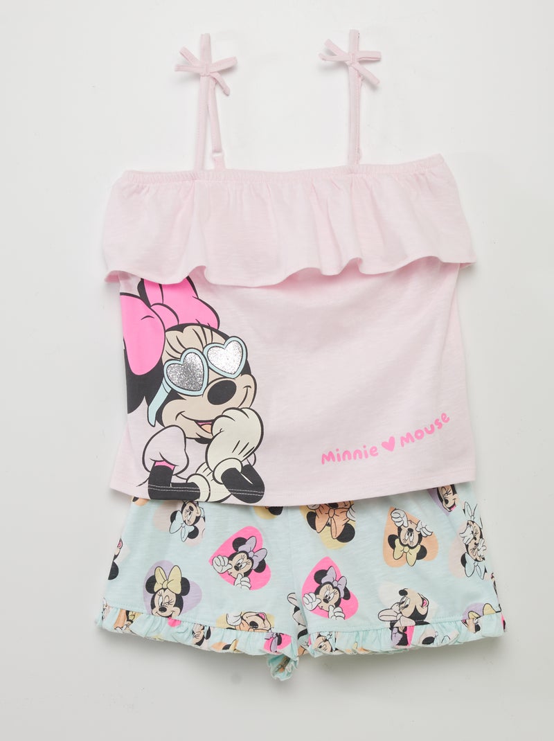 Conjunto top + calções 'Disney' ROSA - Kiabi