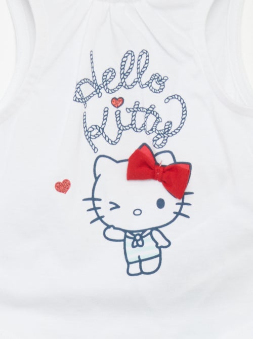 Conjunto top + calções 'Hello Kitty' - Kiabi