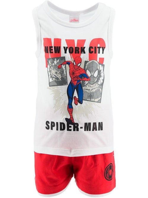 Conjunto top de alças + calções spiderman menino | licença oficial - Kiabi Conjunto top de alças + calções spiderman menino | licença oficial - Kiabi