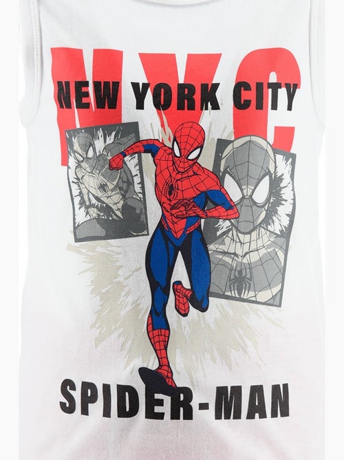 Conjunto top de alças + calções spiderman menino | licença oficial - Kiabi Conjunto top de alças + calções spiderman menino | licença oficial - Kiabi