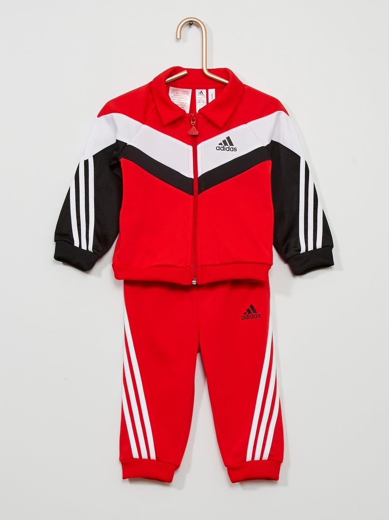 Conjunto tricolor 'Adidas' VERMELHO - Kiabi