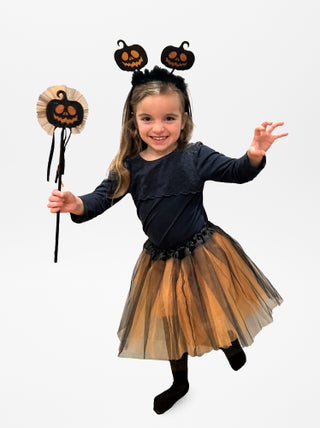 Conjunto tutu + bandolete + varinha - 3 peças