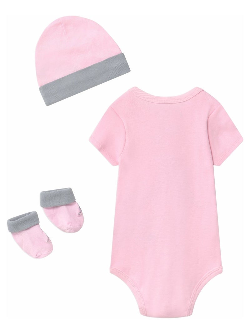 Conjunto unissexo com body jumpman e botinhas - jordan Rosa - Kiabi