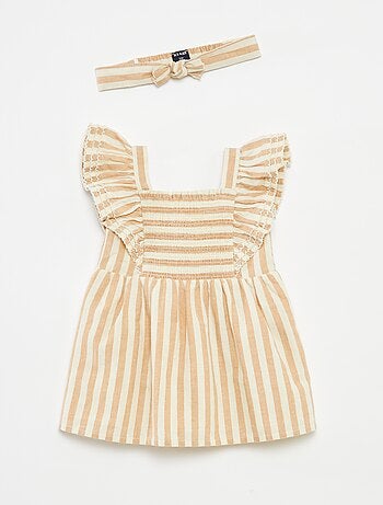 Conjunto vestido + bandolete - 2 peças