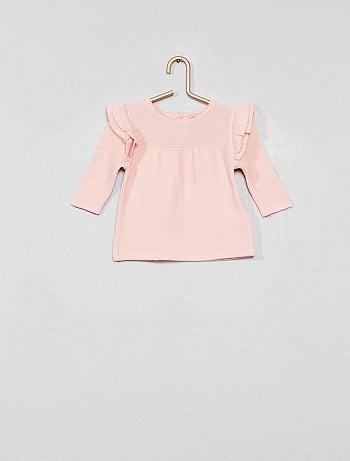 Conjunto vestido + collants em algodão biológico - Kiabi