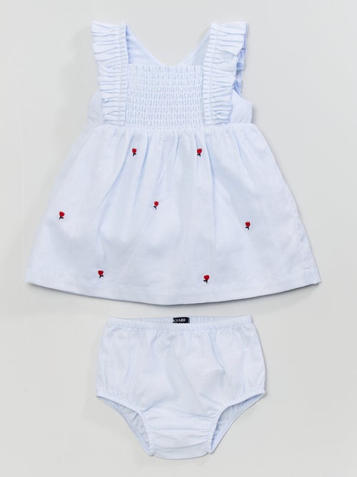 Conjunto vestido e calções - Kiabi