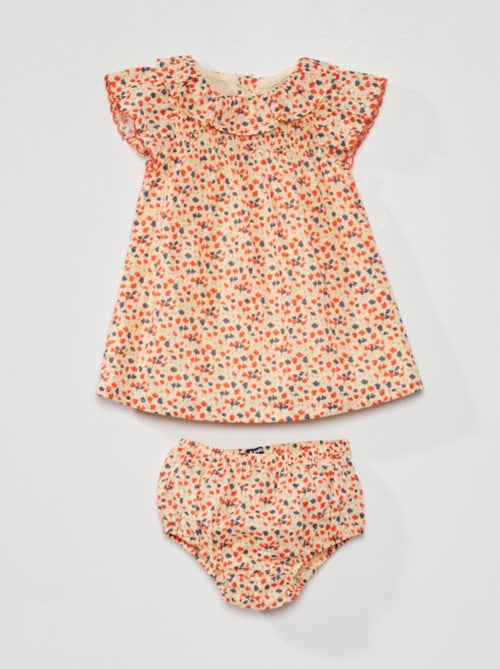 Conjunto vestido e cuecas - 2 peças - Kiabi