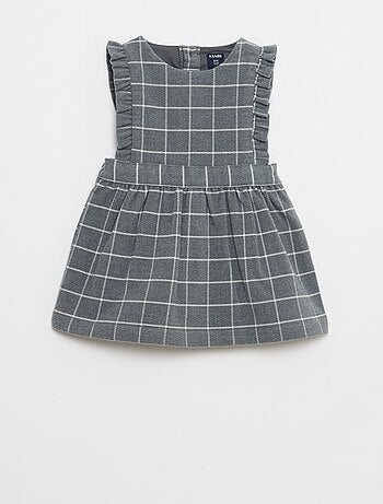 Conjunto vestido em flanela + collants - 2 peças