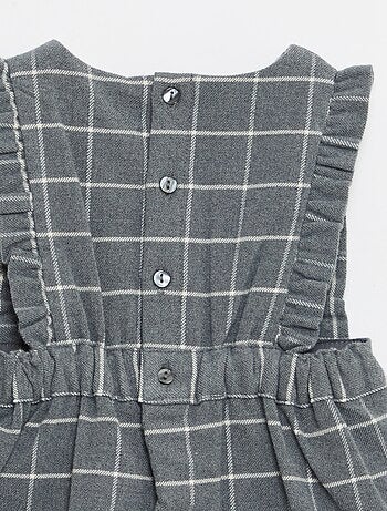 Conjunto vestido em flanela + collants - 2 peças