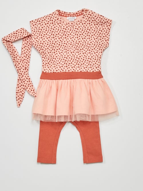 Conjunto vestido + leggings - Kiabi