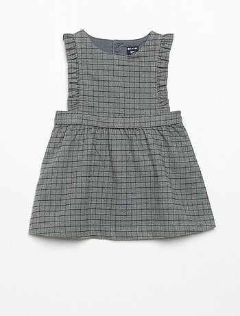 Conjunto vestido sem mangas + collants