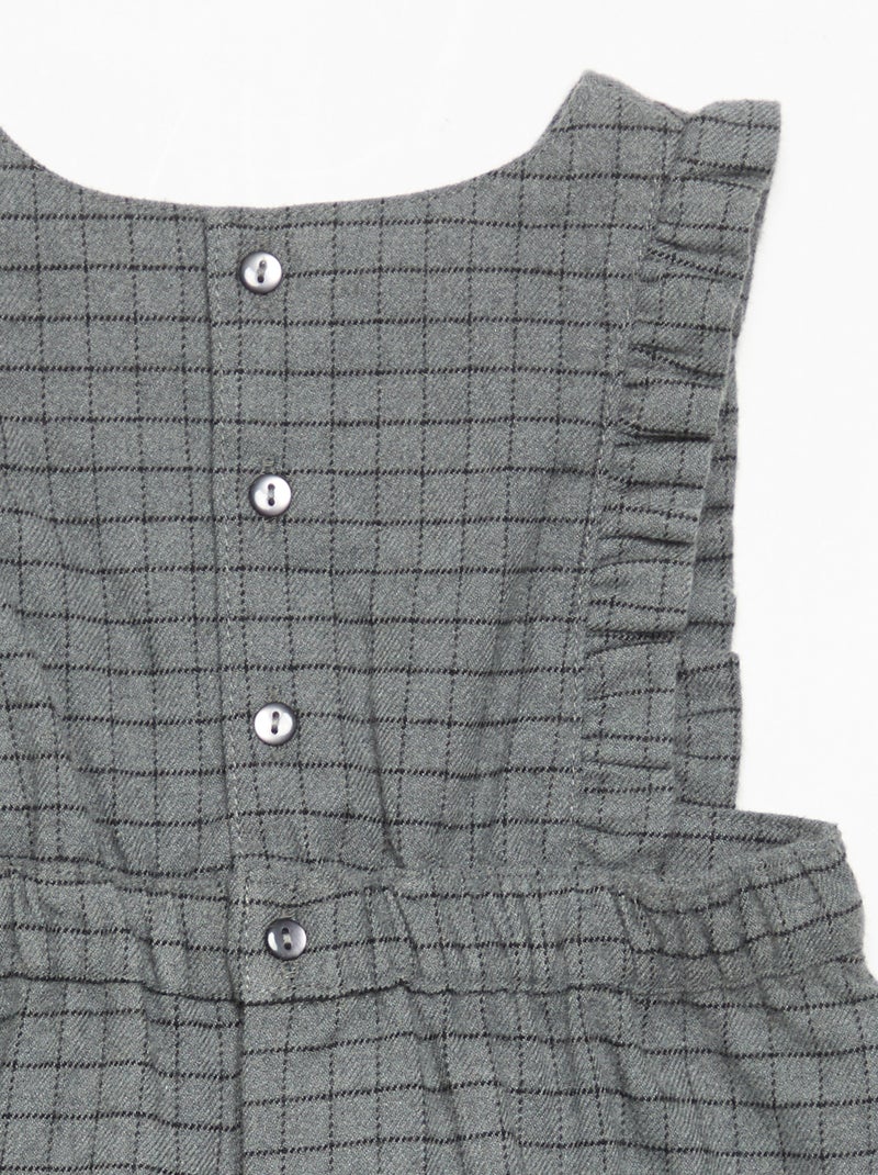 Conjunto vestido sem mangas + collants Cinza - Kiabi