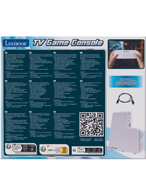Consola de jogos motion tv plug n play com 250 jogos - Kiabi