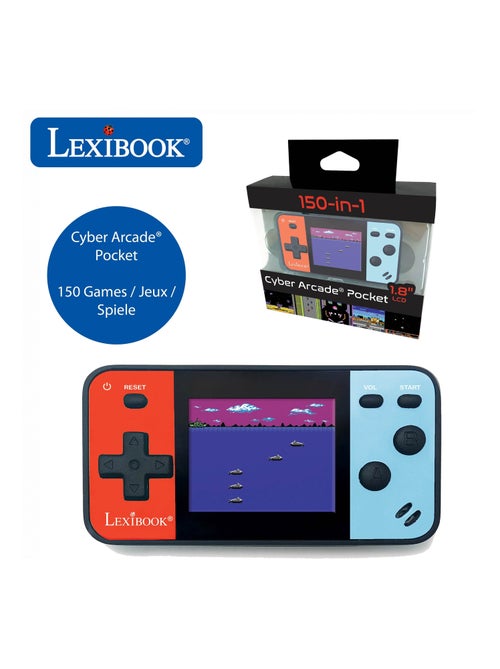 Consola de jogos portátil cyber arcade® pocket ecrã lcd a cores 1,8'' 150 jogos - Kiabi