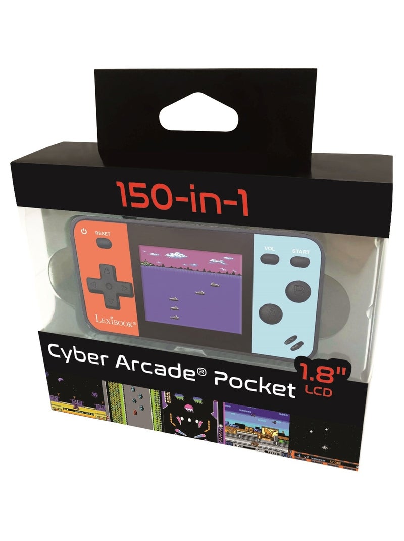 Consola de jogos portátil cyber arcade® pocket ecrã lcd a cores 1,8'' 150 jogos Multicolorido - Kiabi