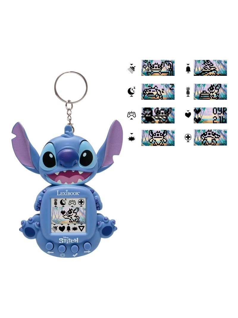 Consola disney stitch my beste® com ecrã lcd que inclui 3 jogos do universo disney stitch Azul - Kiabi