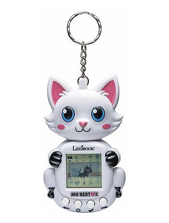 Consola my beste® gigapets® 2 cats com ecrã lcd e fecho para portachaves
