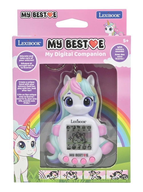 Consola my beste® gigapets® unicorn com ecrã lcd e fecho para portachaves - Kiabi