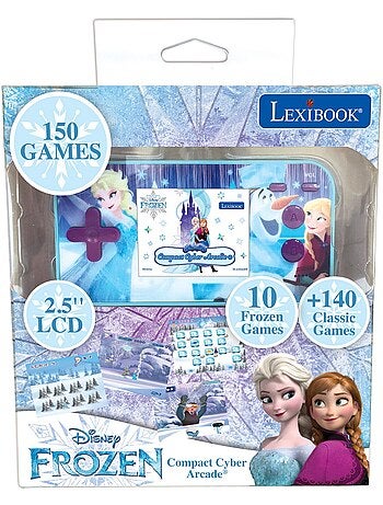 Consola portátil cyber arcade® pocket frozen écran 2.5'' 150 jogos, dos quais 10 la reine des neiges