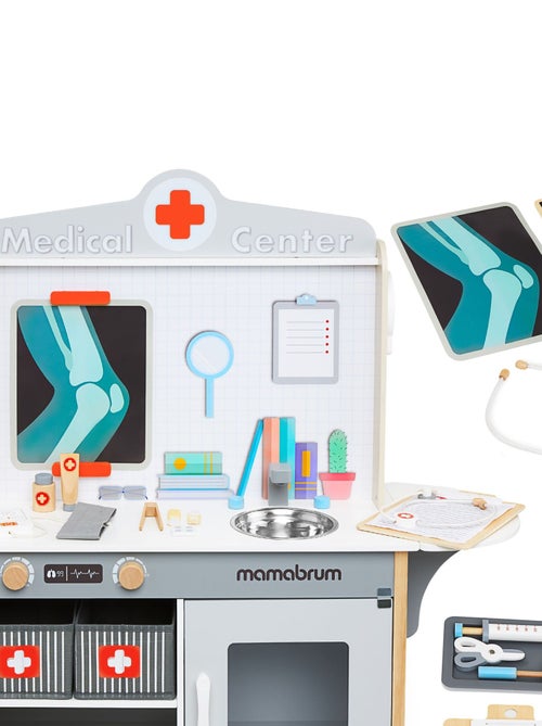 Consultório médico infantil de madeira com 20 acessórios - Kiabi
