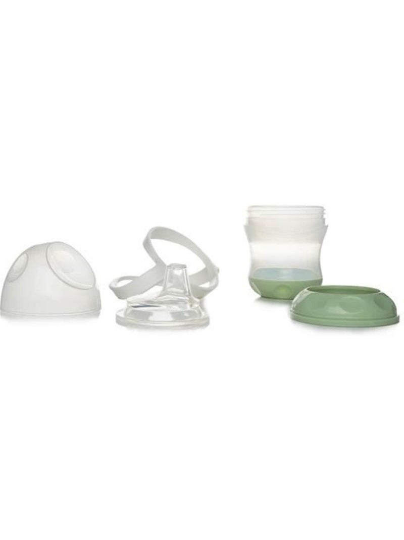 Copo anti-derramamento thermobaby com tampa e bico de silicone 180 ml Verde - Kiabi