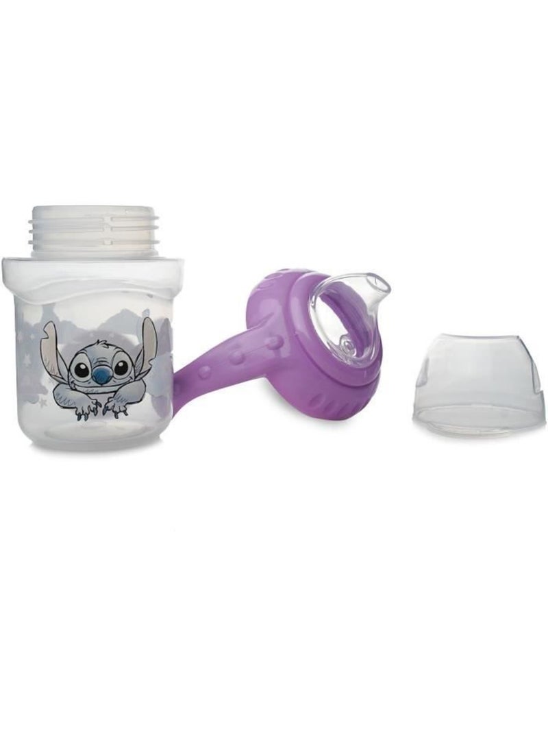 Copo disney baby lilo & stitch 250 ml anti-derrame com 2 pegas Roxo - Kiabi