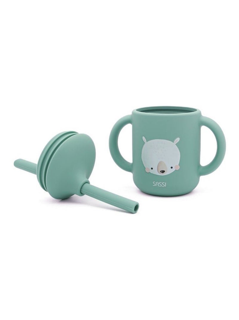 Copo infantil de silicone para bebé | sassi junior Azul - Kiabi