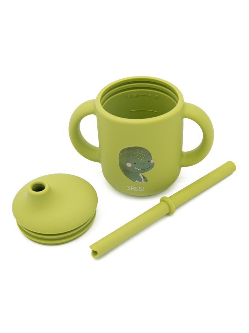 Copo infantil de silicone para bebé | sassi junior Verde - Kiabi
