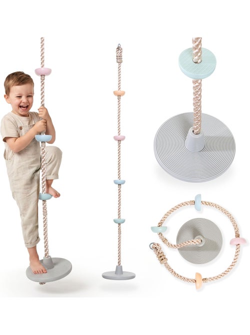 Corda de escalada e baloiço 2 em 1 hypermotion para crianças – até 50 kg - Kiabi