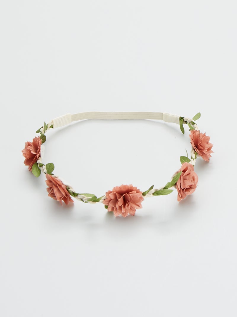 Coroa de flores Branco - Kiabi