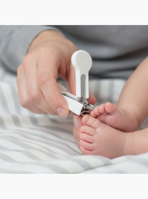 Corta-unhas bebé lâminas arredondadas aço - Kiabi