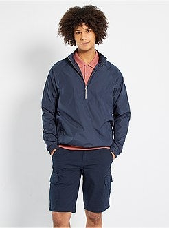 Corta-vento color-block impermeável - Kiabi