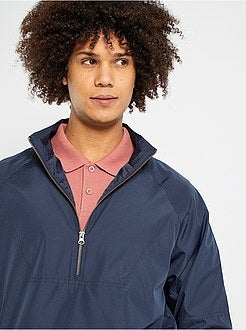 Corta-vento color-block impermeável - Kiabi