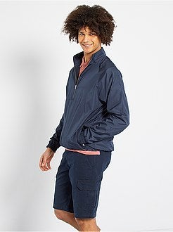 Corta-vento color-block impermeável - Kiabi