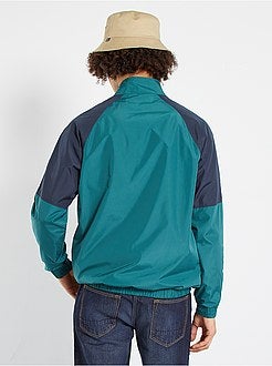Corta-vento color-block impermeável - Kiabi