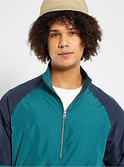 Corta-vento color-block impermeável - Kiabi