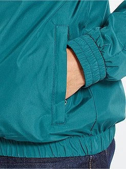 Corta-vento color-block impermeável - Kiabi