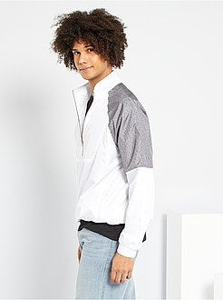 Corta-vento color-block impermeável - Kiabi