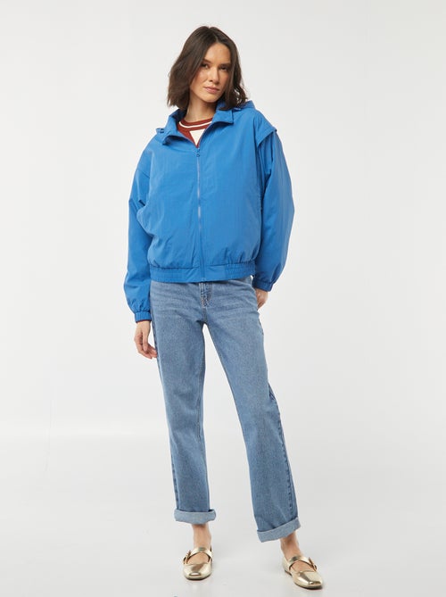Corta-vento com capuz - Kiabi