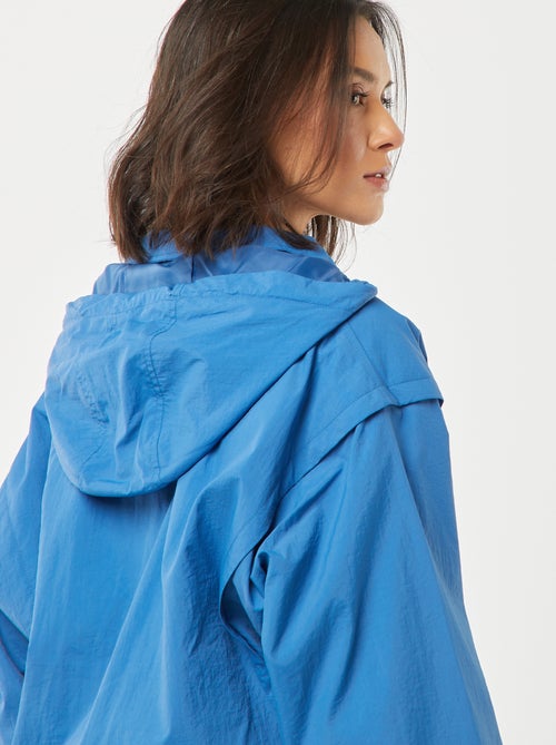 Corta-vento com capuz - Kiabi