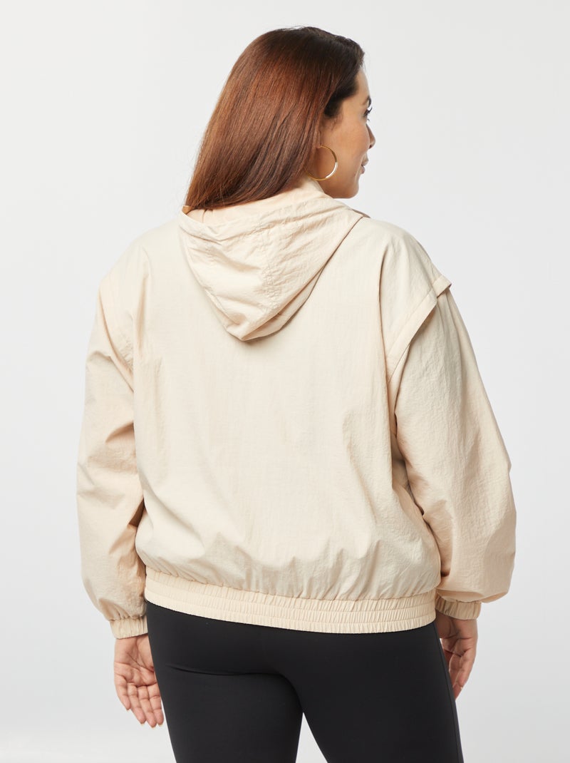 Corta-vento impermeável BEGE - Kiabi