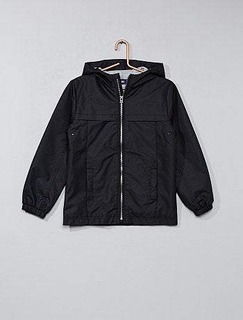 Corta-vento leve com capuz - Kiabi