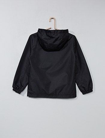 Corta-vento leve com capuz - Kiabi